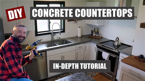 How do you make concrete countertops shiny?