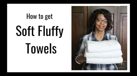 How do you make crusty towels fluffy again?
