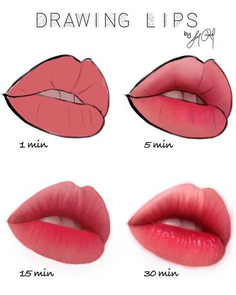 How do you make digital lips?