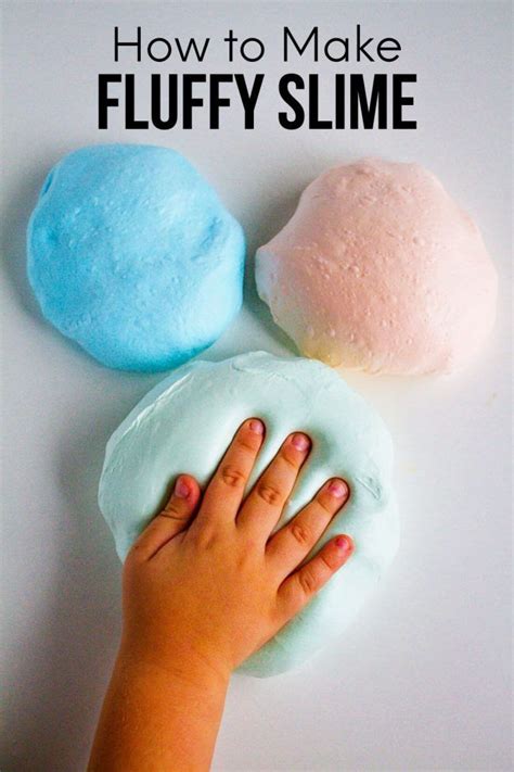 How do you make easy fluffy slime?