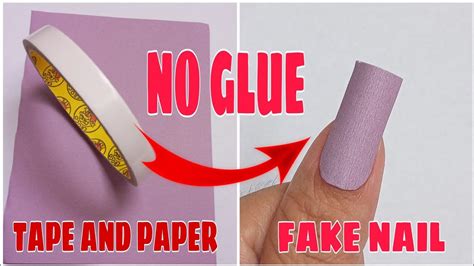 How do you make fake nails stick?