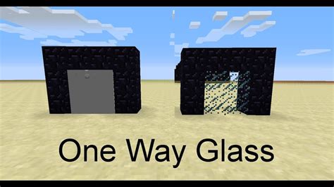 How do you make glass one way view?