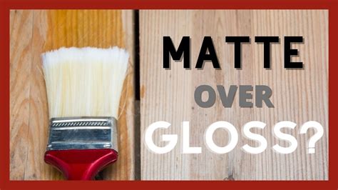 How do you make gloss varnish Matt?