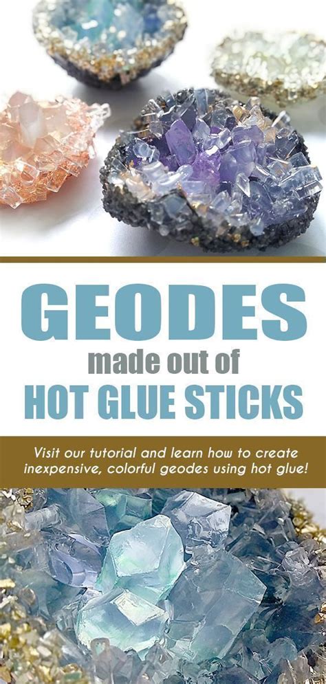 How do you make glue stick crystals?
