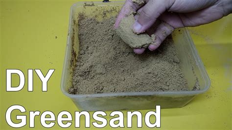 How do you make green sand?