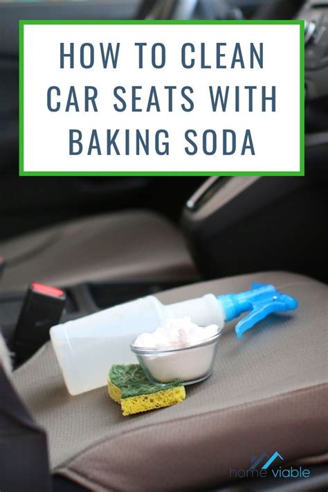 How do you make homemade car seat cleaner?