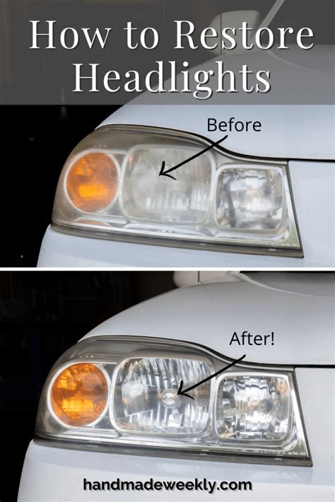 How do you make homemade headlight restoration?