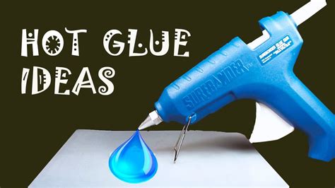 How do you make hot glue stay clear?