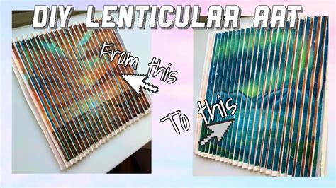 How do you make lenticular effect?