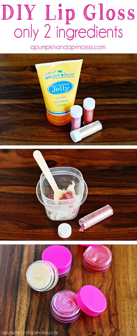 How do you make lip gloss with two ingredients?