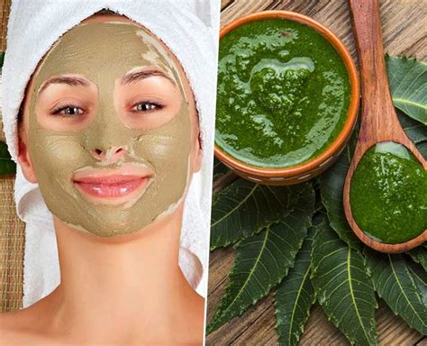 How do you make neem face pack with fresh neem leaves?