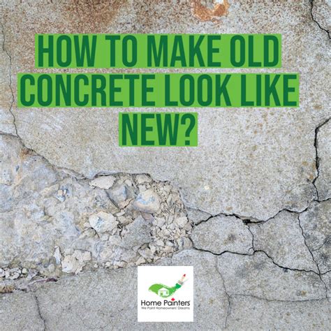 How do you make old concrete look new?