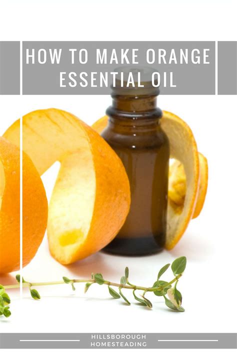 How do you make orange essential oil spray?
