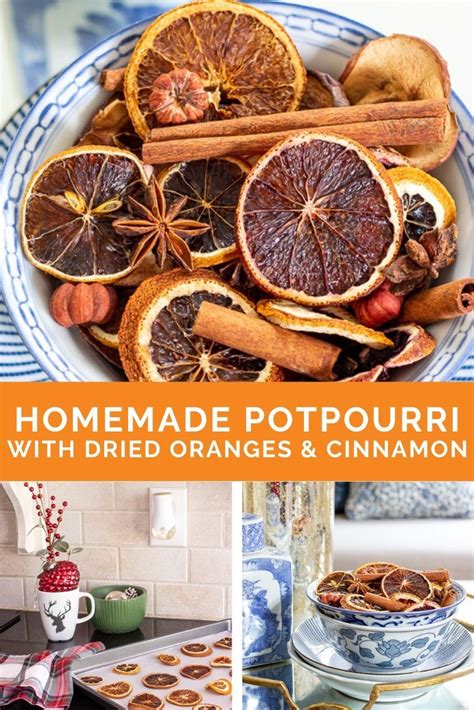 How do you make orange peel potpourri?