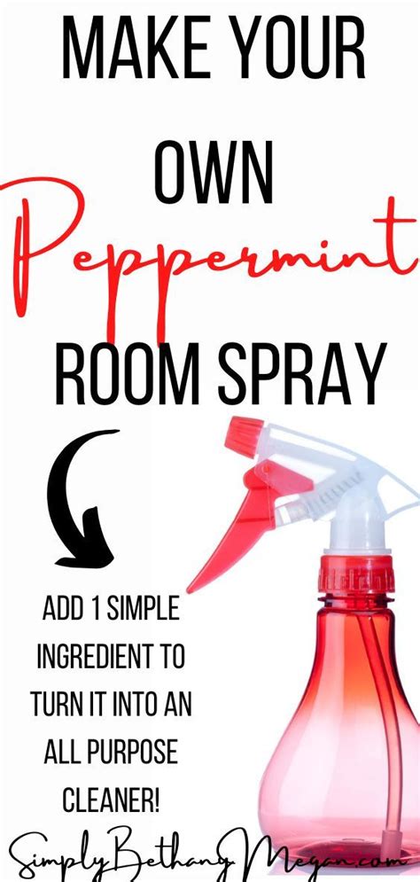 How do you make peppermint room spray?