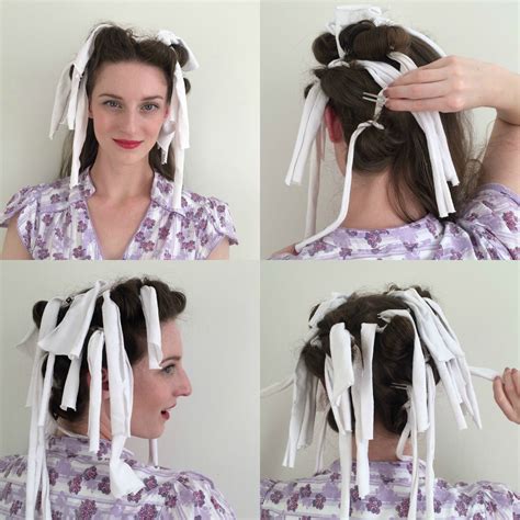 How do you make rag curls?