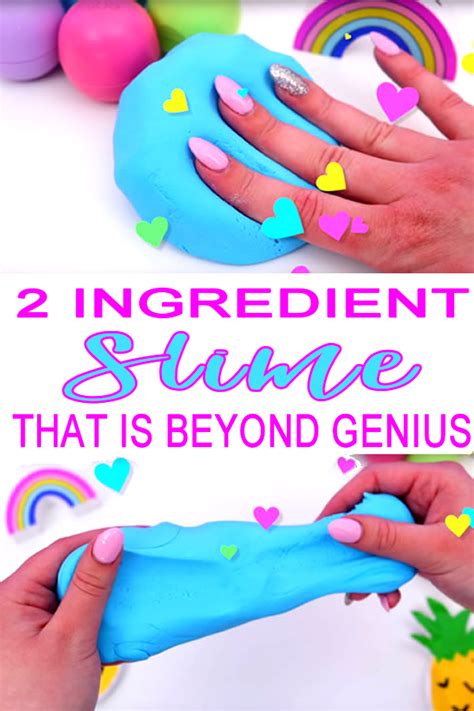 How do you make slime with 2 ingredients without glue?
