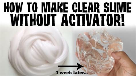 How do you make slime without activator?