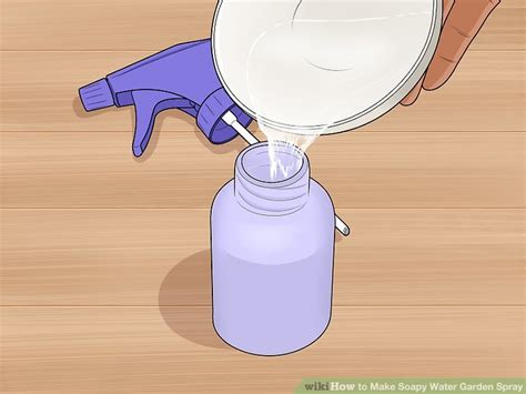 How do you make soapy water for cleaning?