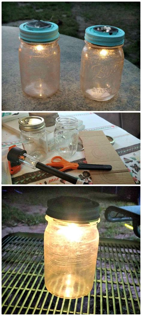 How do you make solar jar lights?