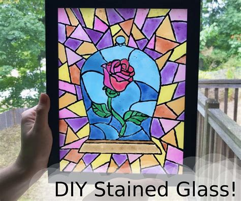 How do you make stained glass glue?