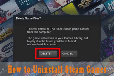How do you make sure a game is fully uninstalled?