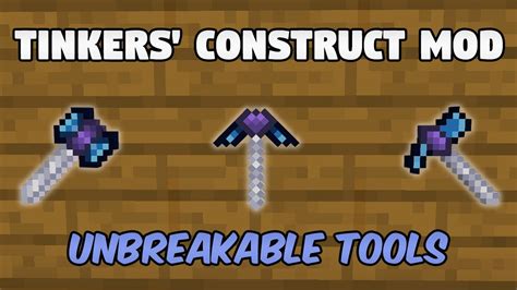 How do you make unbreakable tools in minecraft?