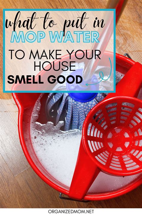 How do you make vinegar mop water smell better?