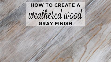 How do you make wood gray?