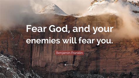 How do you make your enemy fear you?