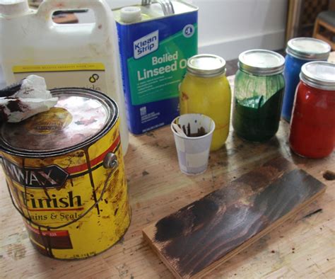 How do you make your own stain?