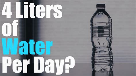 How do you manage 4 Litres of water a day?