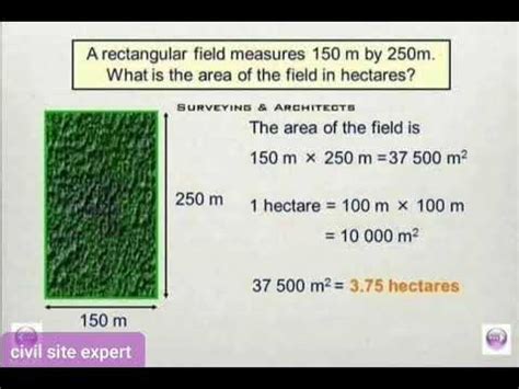 How do you measure 5 hectares?