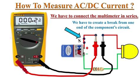 How do you measure amps with a multimeter?