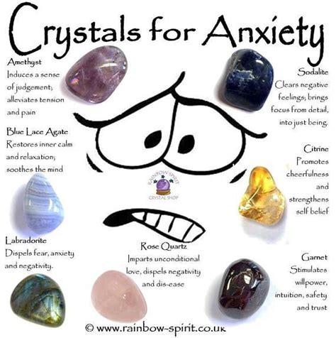 How do you meditate with crystals for anxiety?