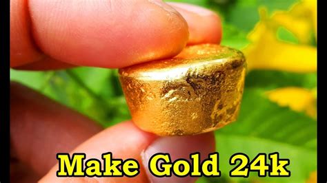 How do you melt 24K gold?