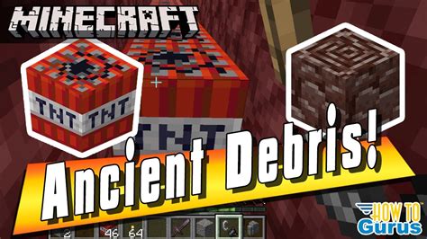 How do you mine TNT for Ancient Debris?