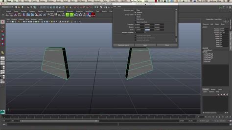 How do you mirror an object in Maya?