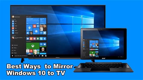 How do you mirror your screen on Windows 10?