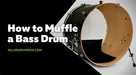 How do you muffle drums?