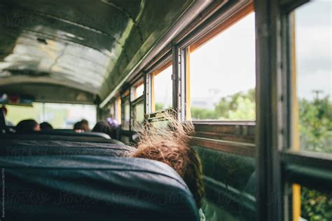 How do you nap on a bus?