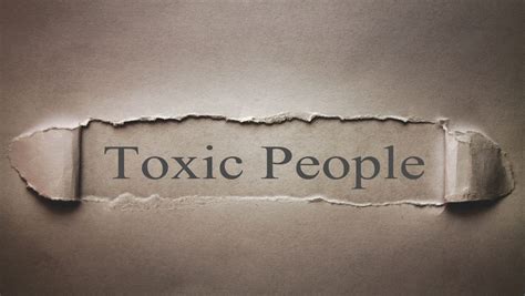 How do you not let toxic people ruin your life?
