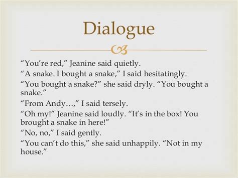 How do you not write boring dialogue?