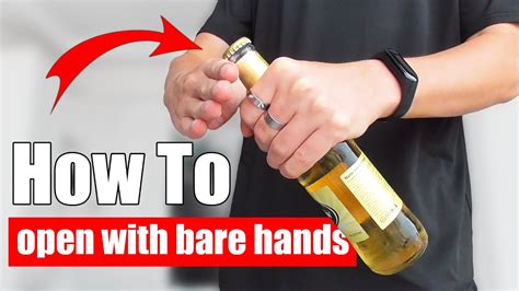 How do you open a beer bottle with an edge?