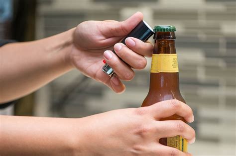 How do you open a beer without tools?