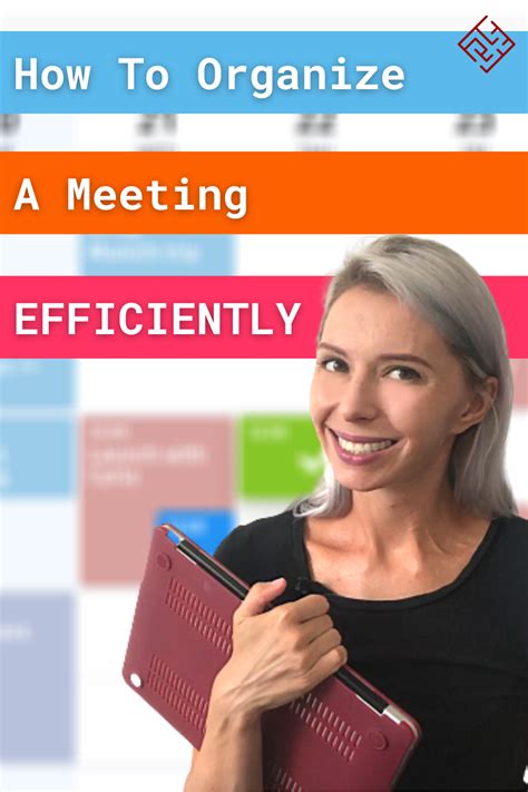 How do you organize a meeting?