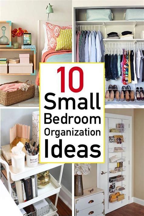 How do you organize a small room?