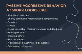 How do you outsmart a passive-aggressive coworker?