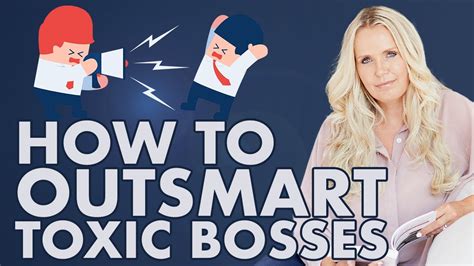 How do you outsmart a toxic boss?