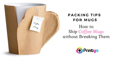 How do you pack a ceramic mug for shipping?